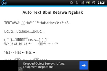Unduh Auto Text BB Android (gratis) Android - Download Auto Text BB Android