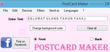 Unduh Postcard Maker (gratis) / Download Postcard Maker