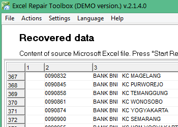 Unduh Microsoft Excel repair (gratis) / Download Microsoft Excel repair