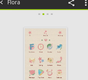 Unduh Flora GO Launcher Theme (gratis) Android - Download Flora GO Launcher Theme
