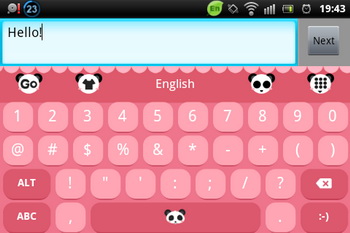 Unduh Panda GO Keyboard Emoji Theme (gratis) Android - Download Panda GO Keyboard Emoji Theme