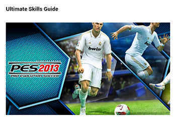 Unduh PES 2013 Skills Guide (gratis) Android - Download PES 2013 Skills Guide