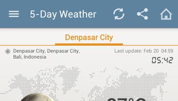 Unduh Weather & Clock Widget Android (gratis) - Download Weather & Clock Widget Android