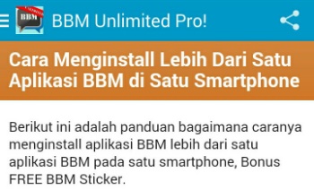 Unduh BBM Unlimited Edition (gratis) Android - Download BBM Unlimited Edition