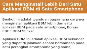 Unduh Dual BBM V2.6 New Free Sticker (gratis) Android - Download Dual BBM V2.6 New Free Sticker