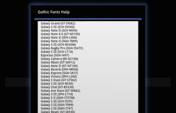 Unduh Gothic Pack for FlipFont free (gratis) Android - Download Gothic Pack for FlipFont free