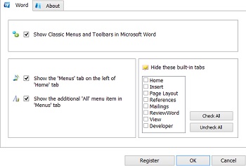 Unduh Classic Menu for Word 2010 (gratis) / Download Classic Menu for Word 2010