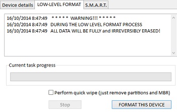 Unduh HDD Low Level Format Tool (gratis) / Download HDD Low Level Format Tool
