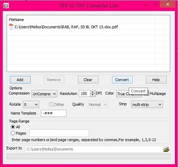 Unduh PDF to TIFF Converter (gratis) / Download PDF to TIFF Converter