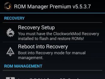 Unduh ROM Manager Premium Android - Download ROM Manager Premium