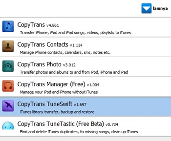 Unduh CopyTrans Suite (gratis) / Download CopyTrans Suite