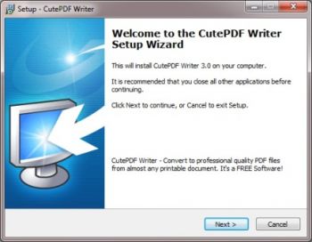 Unduh CutePDF Writer (gratis) / Download CutePDF Writer