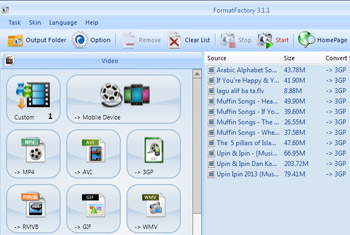 Unduh Format factory (gratis) / Download Format factory