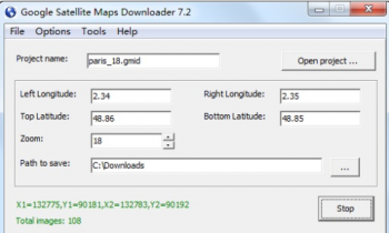 Unduh Google Satellite Maps Downloader (gratis) / Download Google Satellite Maps Downloader