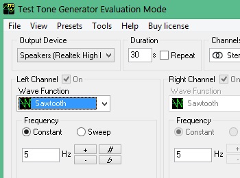 Unduh Test Tone Generator (gratis) / Download Test Tone Generator